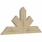 Ekena Millwork Saratoga Rough Sawn Timber Gable Bracket, Douglas Fir, 48"W x 22"H x 2"D x 6"F, 11/12 Pitch GBW048X22X0206SAR00RDF - alternate 4